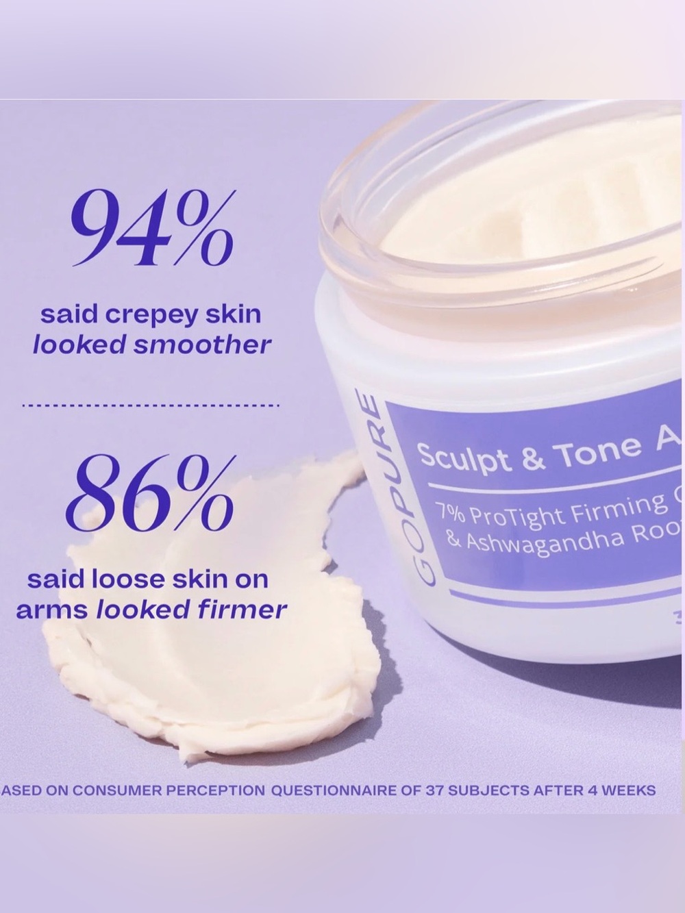 GOPURE Sculpt & Tone Arm Cream - Picture 3 of 13